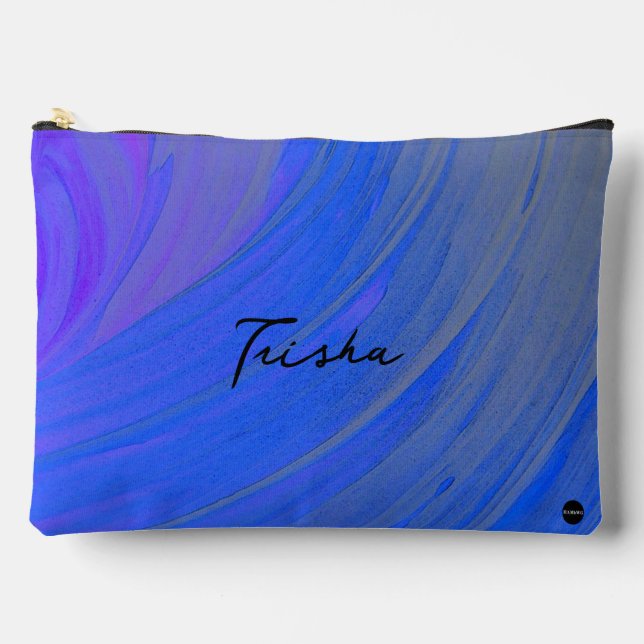 Make-up bag blue Swoosh HMbyWG (Front)