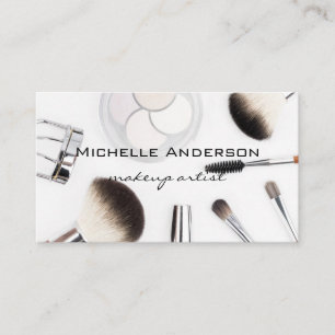 Make Up Brushes Accessories Cosmetics Business Card