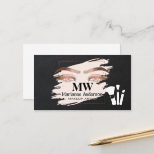 Make Up Brushes   Eyes Appointment Card
