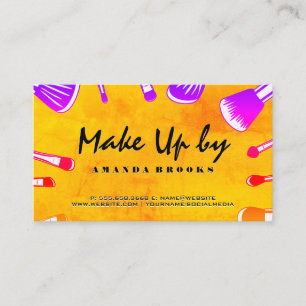 Make up by Colourful Mua Brushes Business Card