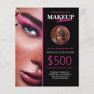 Make up Classes Custom Flyer