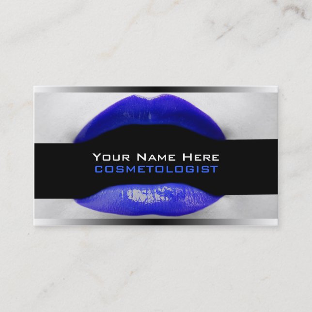 Make Up Cosmetics  Business Cards (Front)