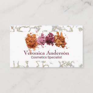 Make Up Foundation Powder   Cosmetics Business Card