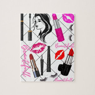 MAKE UP JIGSAW PUZZLE