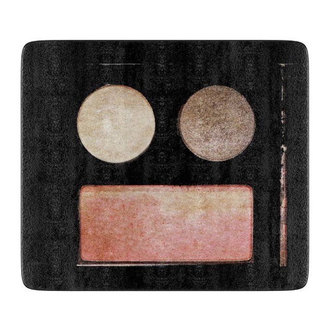 Make-Up Palette-Face by Shirley Taylor Cutting Board (Front)