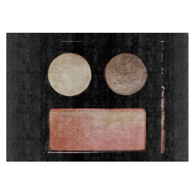 Make-Up Palette-Face by Shirley Taylor Cutting Board (Front)
