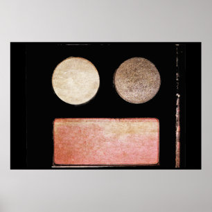 Make-Up Palette-Face by Shirley Taylor Poster