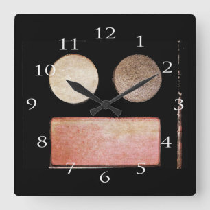 Make-Up Palette-Face by Shirley Taylor Square Wall Clock