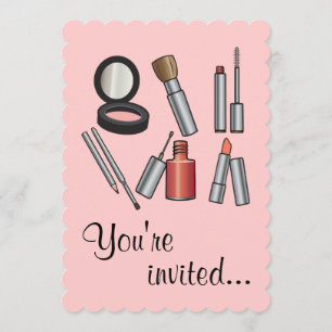 Make-Up Party Invitation