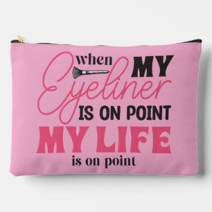 Make Up Quote Accessory Pouch