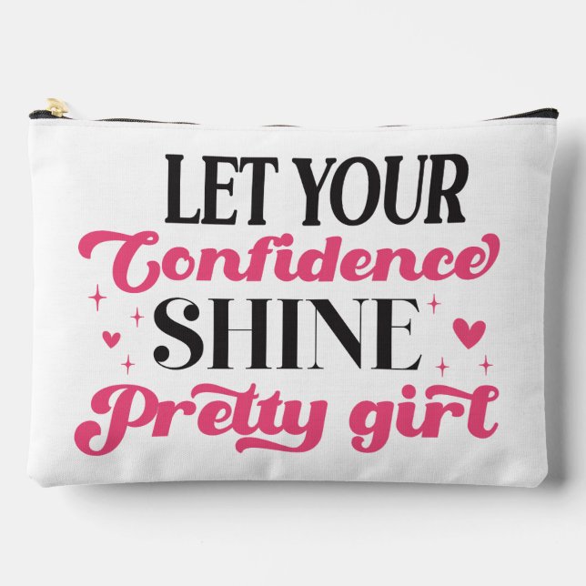 Make Up Quote Accessory Pouch (Front)