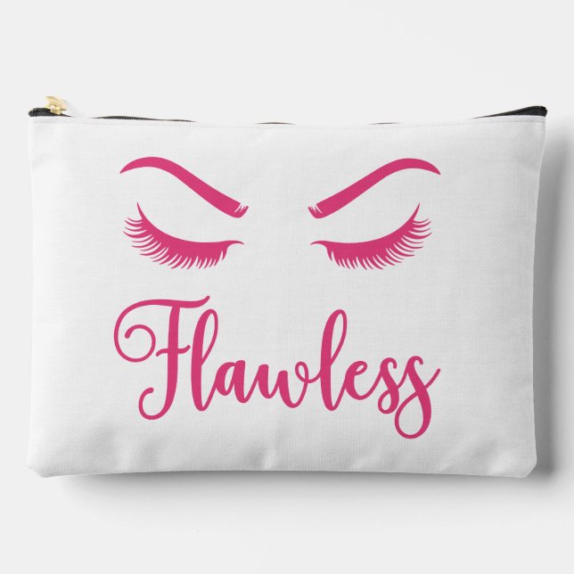 Make Up Quote (Customisable) Accessory Pouch (Front)