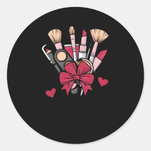 Make Up To Be Future Makeup In Progress Classic Round Sticker