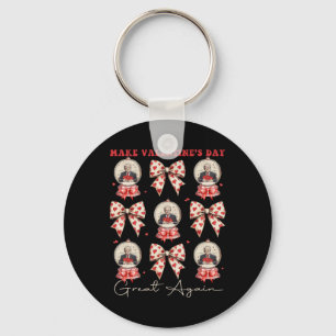 Make Valentine Day Great Again Trump Lover Funny Key Ring