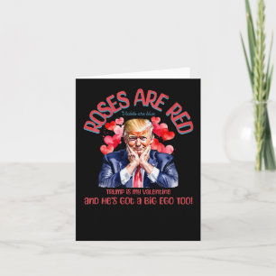 Make Valentines Day Great Again Funny Trump Valent Card