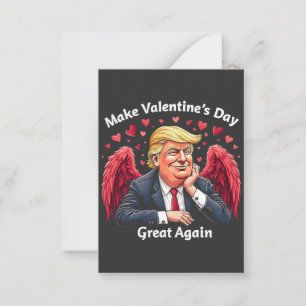 Make Valentine's Day Great Again Trump Lovers  Card