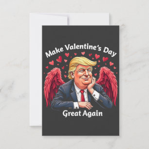 Make Valentine's Day Great Again Trump Lovers Invitation