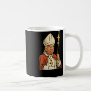Make Vatican Great Again Funny Pope Trump Retro Ch Coffee Mug