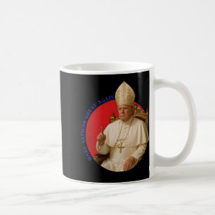 Make Vatican Great Again Funny Pope Trump Retro Ch Coffee Mug