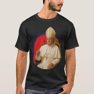 Make Vatican Great Again Funny Pope Trump Retro Ch T-Shirt