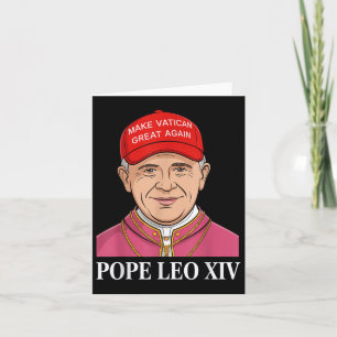 Make Vatican Great Again Pope Leo Xiv Funny Americ Card