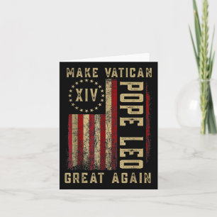 Make Vatican Great Again Shirt, Pope Leo Xiv Ameri Card