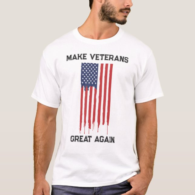 MAKE VETERANS GREAT AGAIN! T-Shirt (Front)
