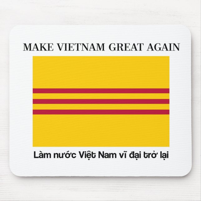 Make Vietnam Great Again Mouse Pad (Front)
