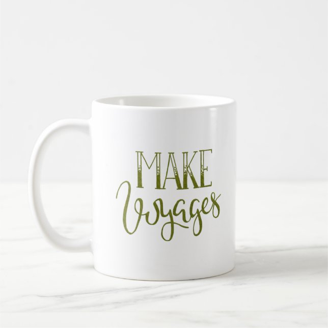 MAKE VOYAGES COFFEE MUG (Left)