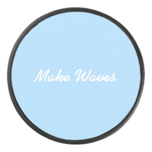 Make Waves Hockey Puck