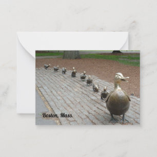 Make Way for Ducklings! Card