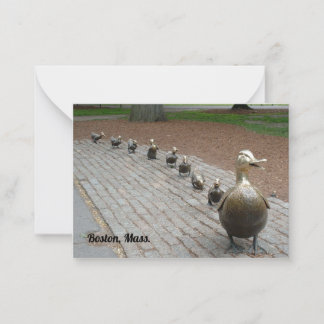 Make Way for Ducklings! Card