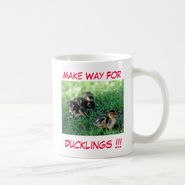 Make Way For Ducklings!!! Coffee Mug (Right)