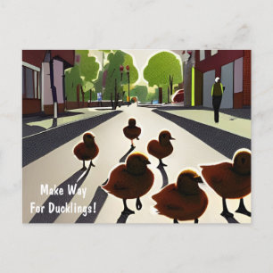 Make Way For Ducklings! Postcard