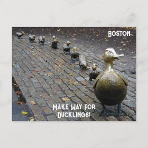 Make Way For Ducklings! Postcard