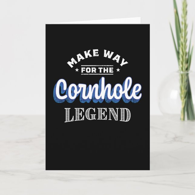 Make way for the Cornhole Legend Gift Card (Front)