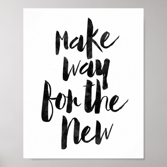 Make Way For The New Poster (Front)