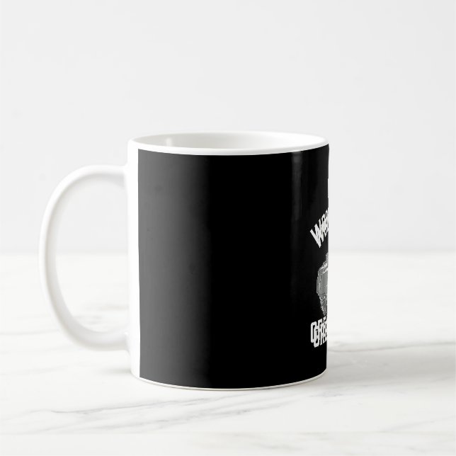 Make woodchippers great again  coffee mug (Left)