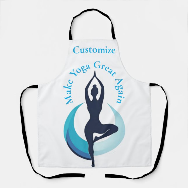 Make Yoga Great Again Thunder_Cove Apron (Front)