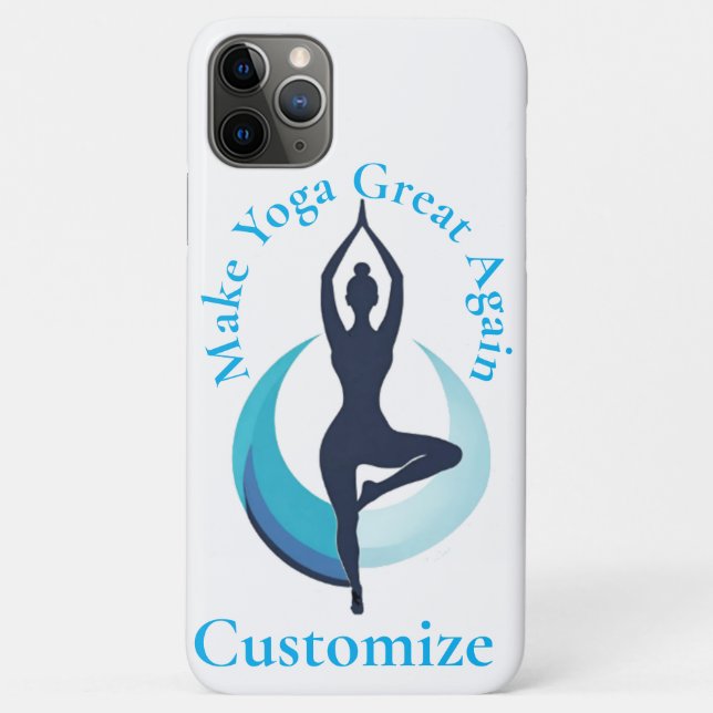 Make Yoga Great Again Thunder_Cove Case-Mate iPhone Case (Back)