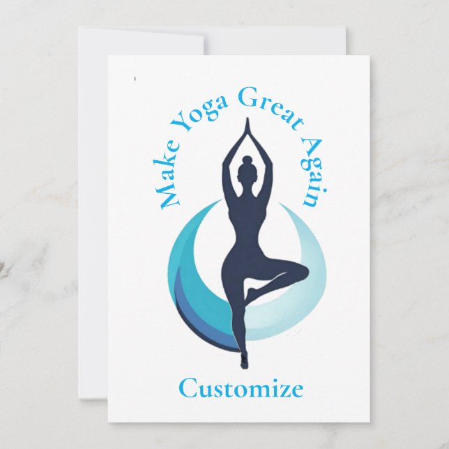 Make Yoga Great Again Thunder_Cove Invitation (Front)