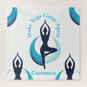 Make Yoga Great Again Thunder_Cove Jigsaw Puzzle