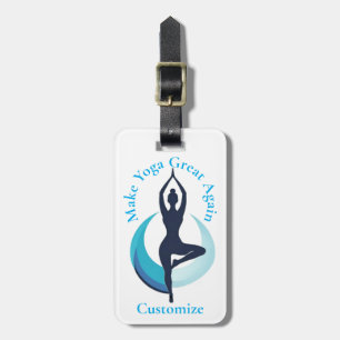 Make Yoga Great Again Thunder_Cove Luggage Tag