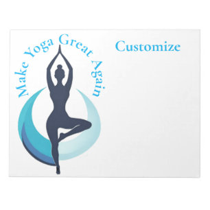 Make Yoga Great Again Thunder_Cove Notepad