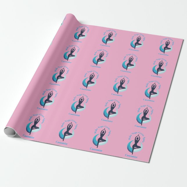 Make Yoga Great Again Thunder_Cove Wrapping Paper (Unrolled)