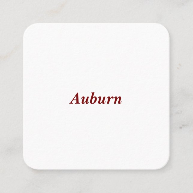 Make Your Brand 2.5" x 2.5" Rounded Calling Card (Front)