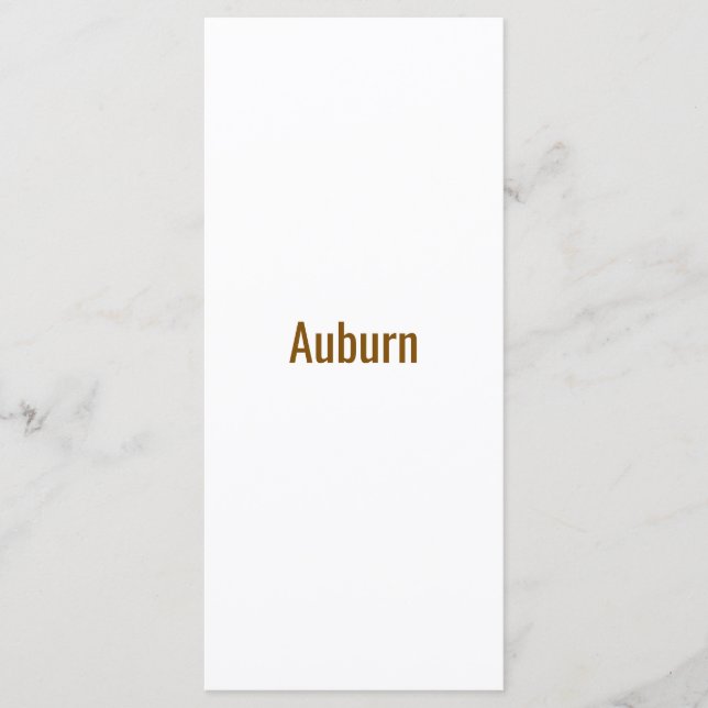 Make Your Brand 4" x 9" Flat Program (Front)