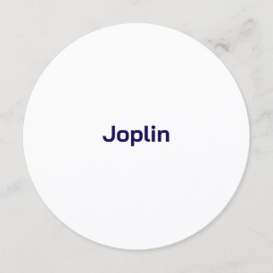 Make Your Brand 5.25" x 5.25" Circle Flat Menu