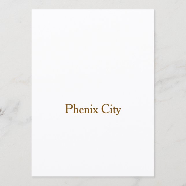 Make Your Brand 5.5" x 7.5" Squared Flat Program (Front)