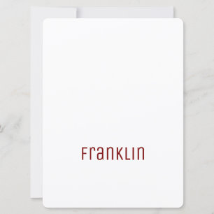 Make Your Brand 6.5" x 8.75" Rounded Flat Holiday Card